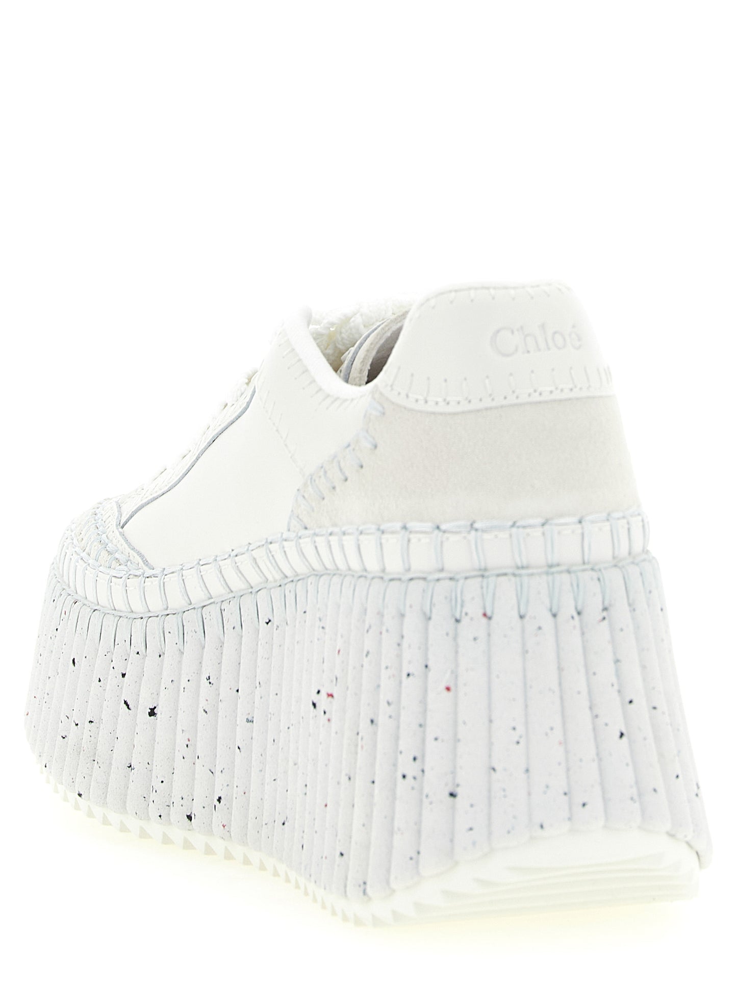 Chloé White Wedge Runners