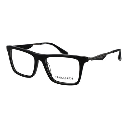 Trussardi Men’s Optical Glasses – Black Square Frame, 51mm