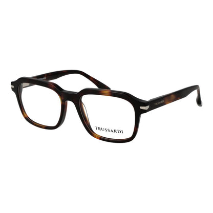 Trussardi Men's Optical Glasses – Brown Square Frame, 52mm
