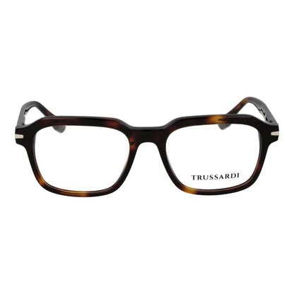 Trussardi Men's Optical Glasses – Brown Square Frame, 52mm