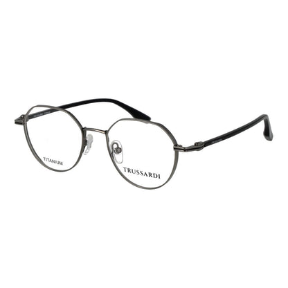 Trussardi Men's Optical Glasses – Gray Full-Rim Frame