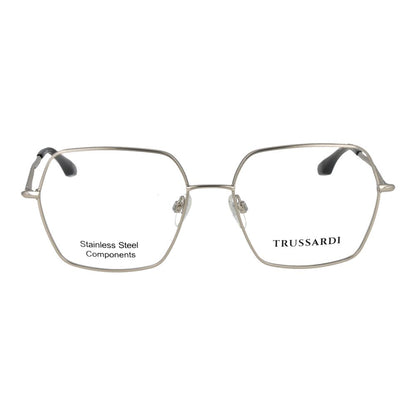 Trussardi Women's Optical Glasses – Silver Square Frame, 56mm