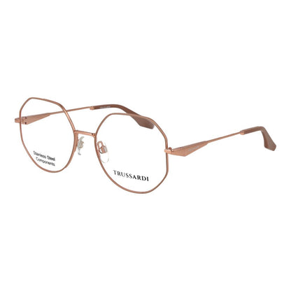 Trussardi Women’s Optical Glasses – Rose Round Frame, 53mm