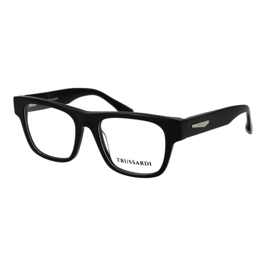 Trussardi Men's Optical Glasses – Black Square Frame, 50mm