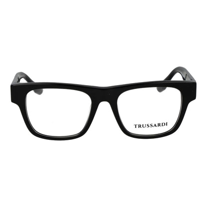 Trussardi Men's Optical Glasses – Black Square Frame, 50mm