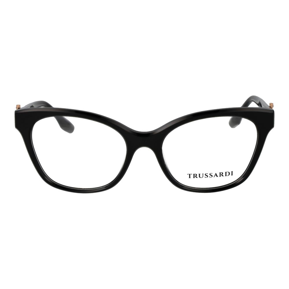Trussardi Women’s Optical Glasses – Black Cat Eye Frame, 54mm