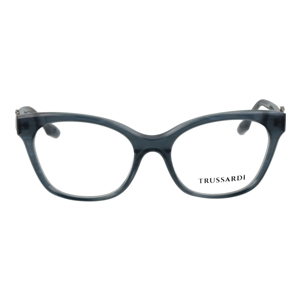 Trussardi Women’s Optical Glasses – Blue Cat Eye Frame, 54mm