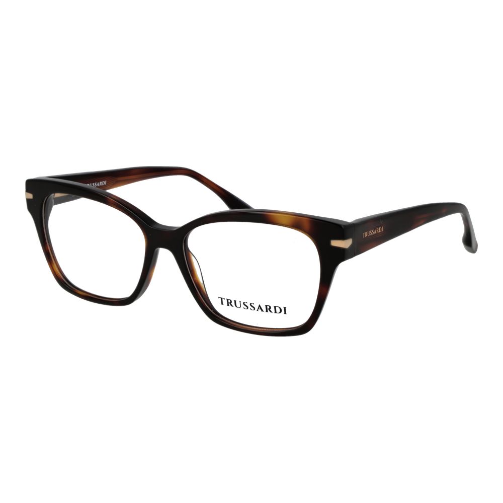 Trussardi Women’s Acetate Glasses – Brown Cat Eye Frames