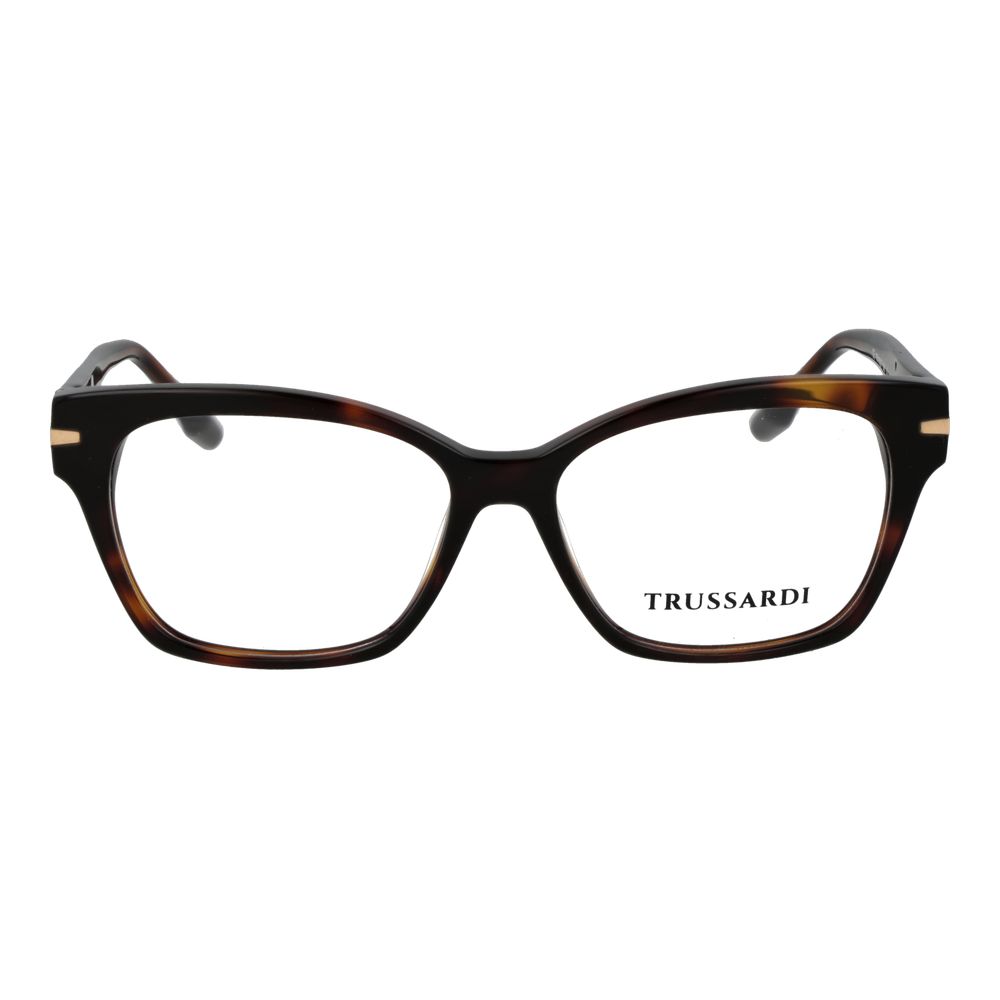 Trussardi Women’s Acetate Glasses – Brown Cat Eye Frames