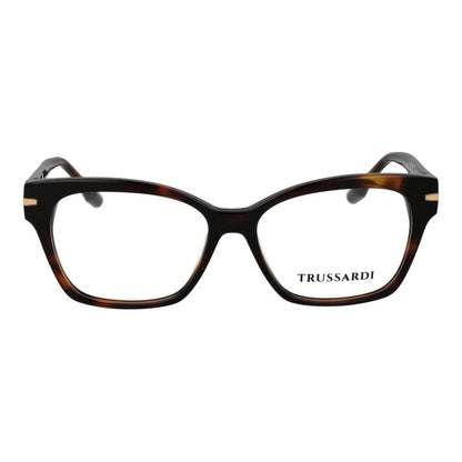 Trussardi Women’s Acetate Glasses – Brown Cat Eye Frames