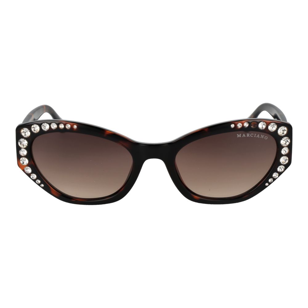 Marciano by Guess Women’s Sunglasses – Brown Cat Eye Frame, Gradient Lenses