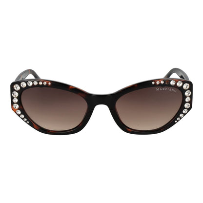 Marciano by Guess Women’s Sunglasses – Brown Cat Eye Frame, Gradient Lenses