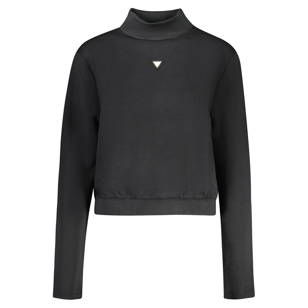 Guess Jeans Nero Poliestere Women's Sweatshirt - Black
