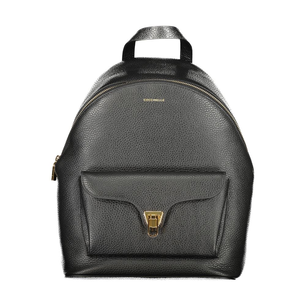 Coccinelle Beat Generation Black Leather Women's Backpack