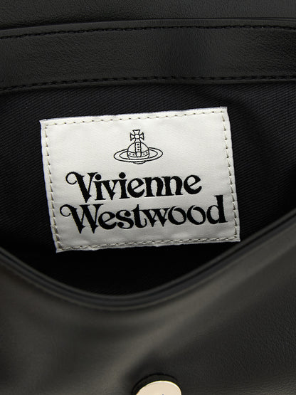 Vivienne Westwood Black Polyester Crossbody Bag