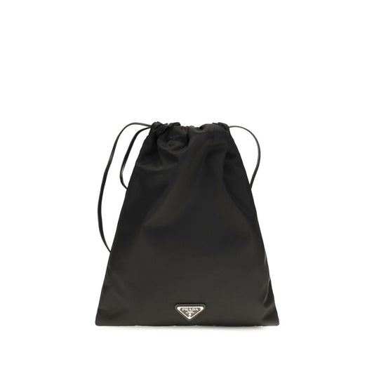 Prada Wish Re-Nylon Clutch - Black Polyamide