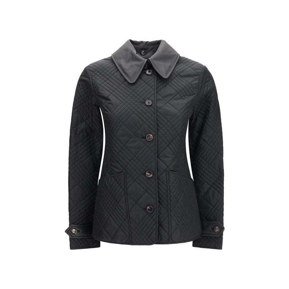 Burberry Fernleigh Black Polyamide Full-Length Jacket L