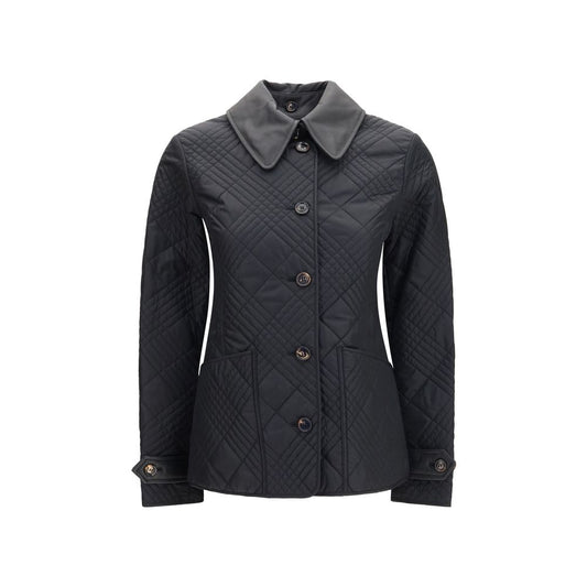 Burberry Fernleigh Black Polyamide Full-Length Jacket L