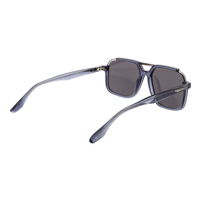 Trussardi Men's Sunglasses – Blue Acetate & Stainless Steel, Grey Lenses