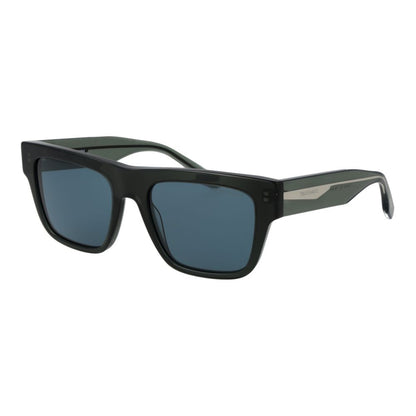 Trussardi Unisex Sunglasses – Green Bicolor Frame, Blue Lenses