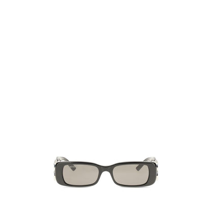 Balenciaga Men's Sunglasses – Black Acetate Frame, Dark Lenses