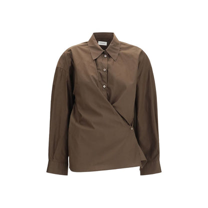 Lemaire Brown Cotton Shirt IT36 | XS, IT38 | S, IT40 | M