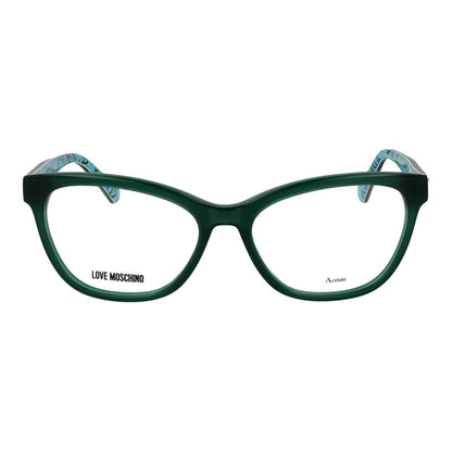 Love Moschino Women's Bicolor Acetate Glasses – Green Frame