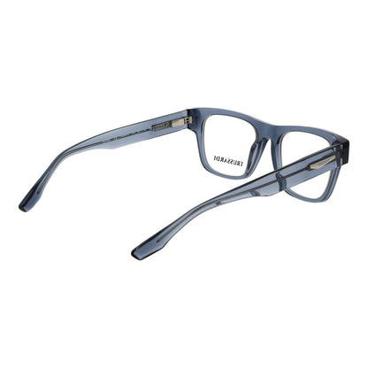 Trussardi Men’s Optical Glasses – Grey Square Frame, 50mm
