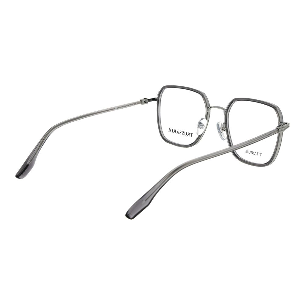 Trussardi Unisex Optical Glasses – Grey Square Frame, 52mm