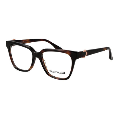 Trussardi Women’s Optical Glasses – Brown Square Frame, 51mm