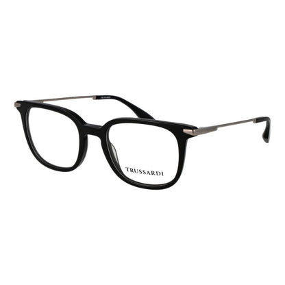 Trussardi Men’s Optical Glasses – Black Square Frame, 51mm