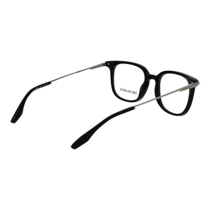 Trussardi Men’s Optical Glasses – Black Square Frame, 51mm
