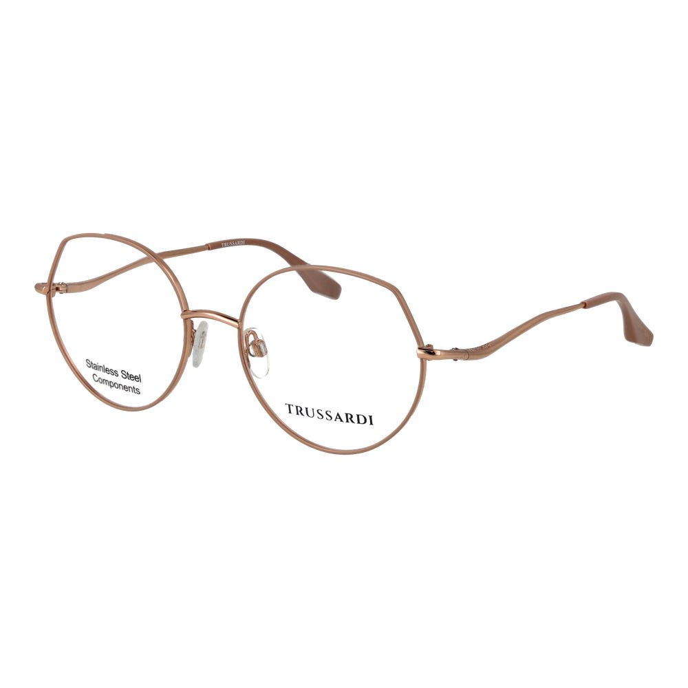 Trussardi Women’s Optical Glasses – Pink Round Frame, 54mm