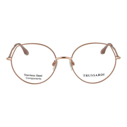 Trussardi Women’s Optical Glasses – Pink Round Frame, 54mm