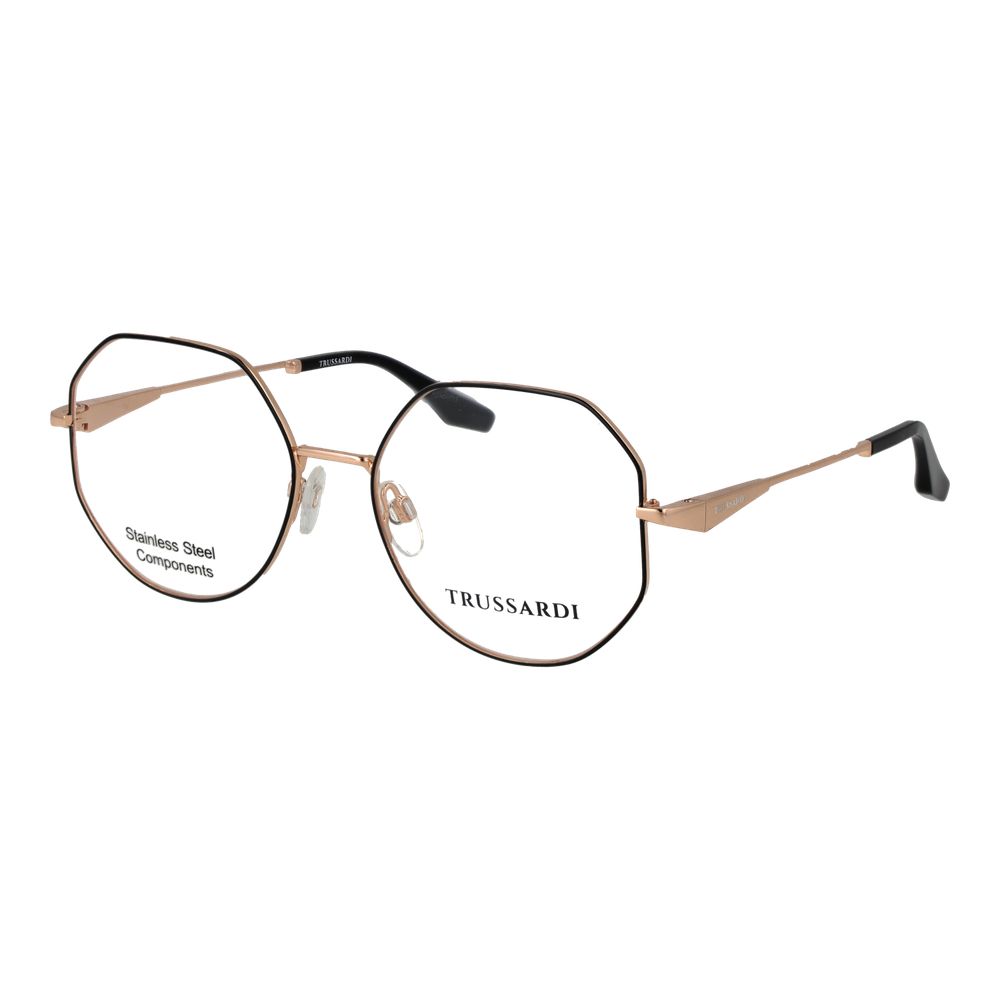 Trussardi Women’s Black Optical Glasses – Full-Rim Frame, 53mm