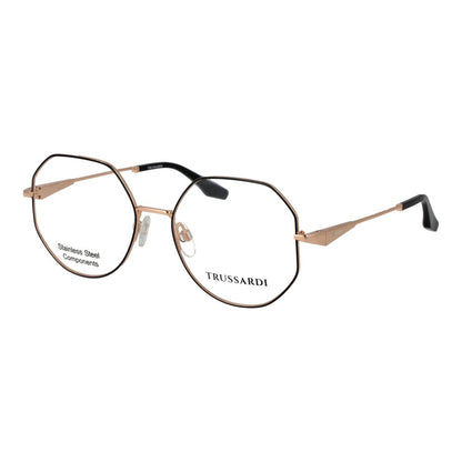 Trussardi Women’s Black Optical Glasses – Full-Rim Frame, 53mm
