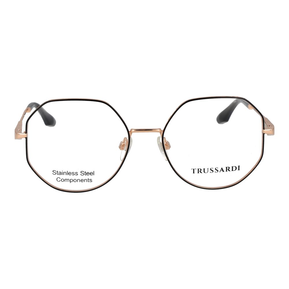 Trussardi Women’s Black Optical Glasses – Full-Rim Frame, 53mm