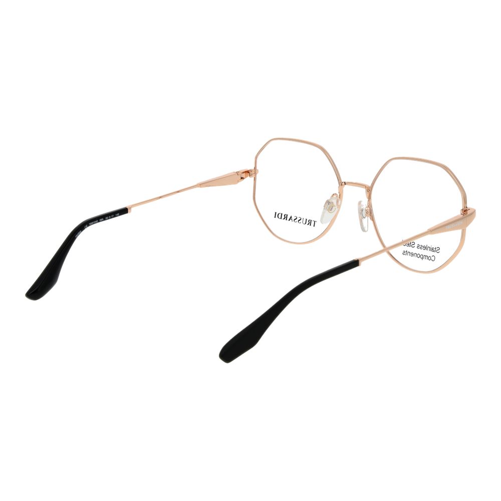 Trussardi Women’s Black Optical Glasses – Full-Rim Frame, 53mm