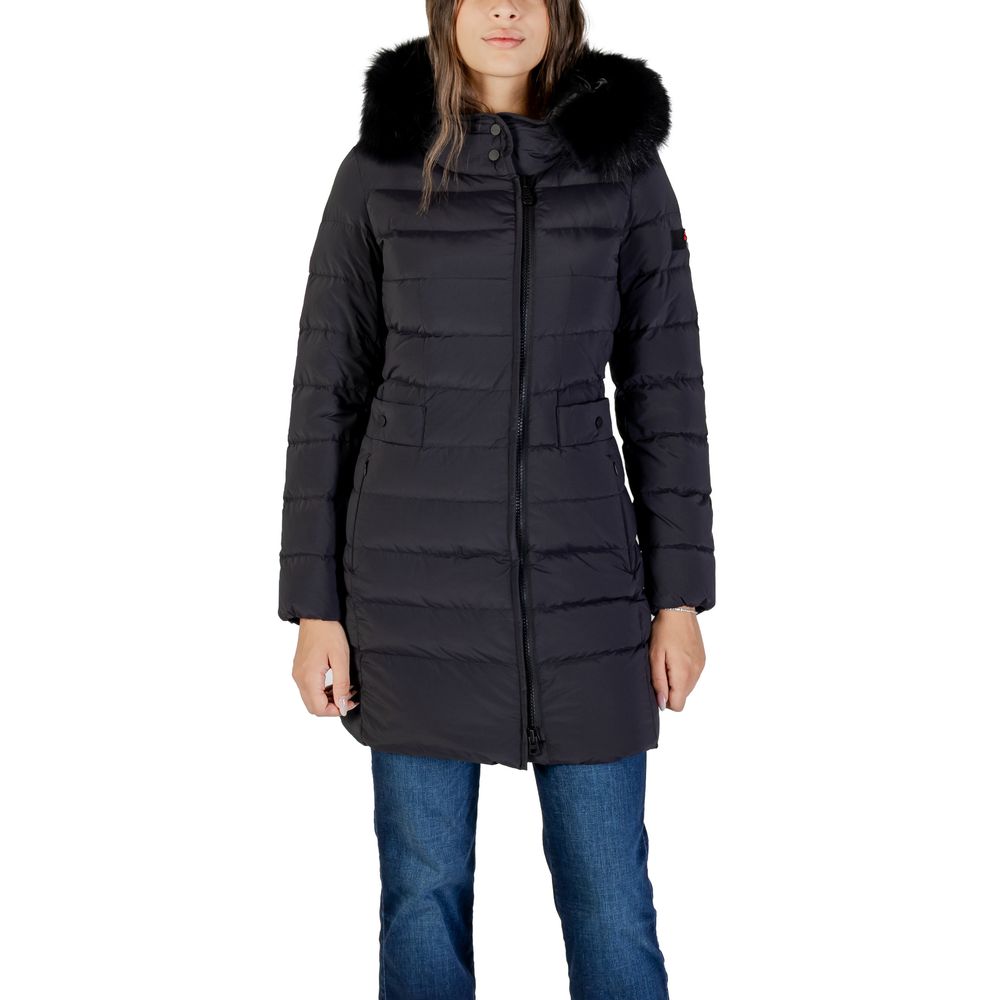 Peuterey Black Polyamide Parka - Women's SERIOLA ML 06 FUR