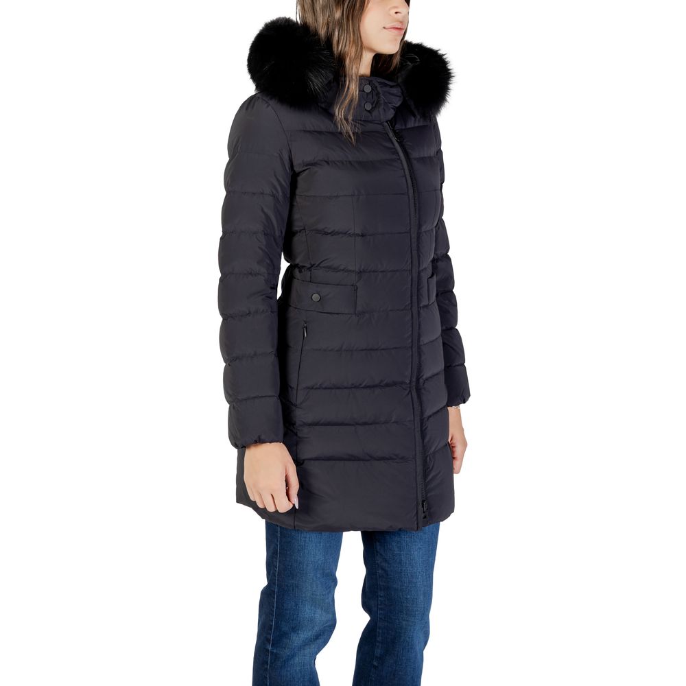 Peuterey Black Polyamide Parka - Women's SERIOLA ML 06 FUR