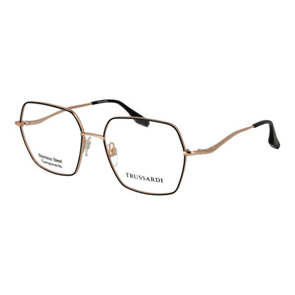 Trussardi Women’s Optical Glasses – Black Square Frame, 56mm
