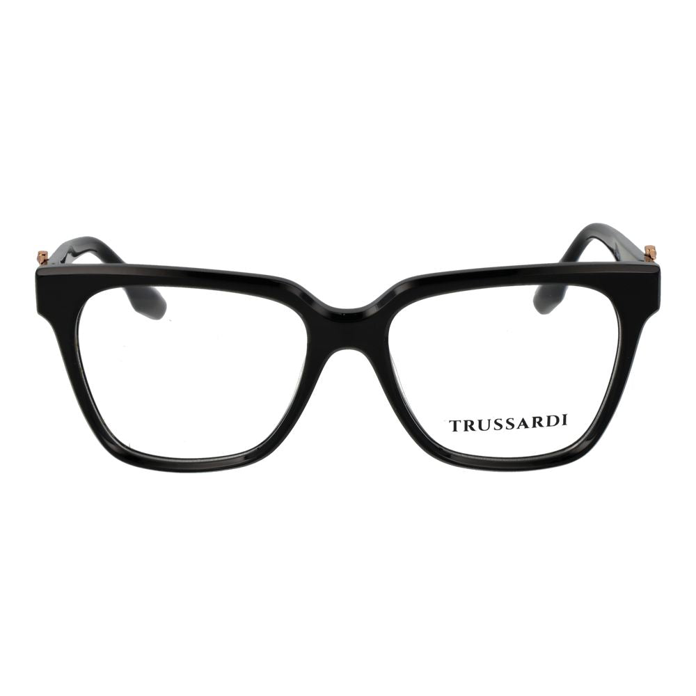 Trussardi Women’s Optical Glasses – Black Square Frame, 51mm