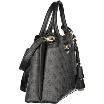 Guess Jeans Black Polyethylene Handbag - Lindsey Bag