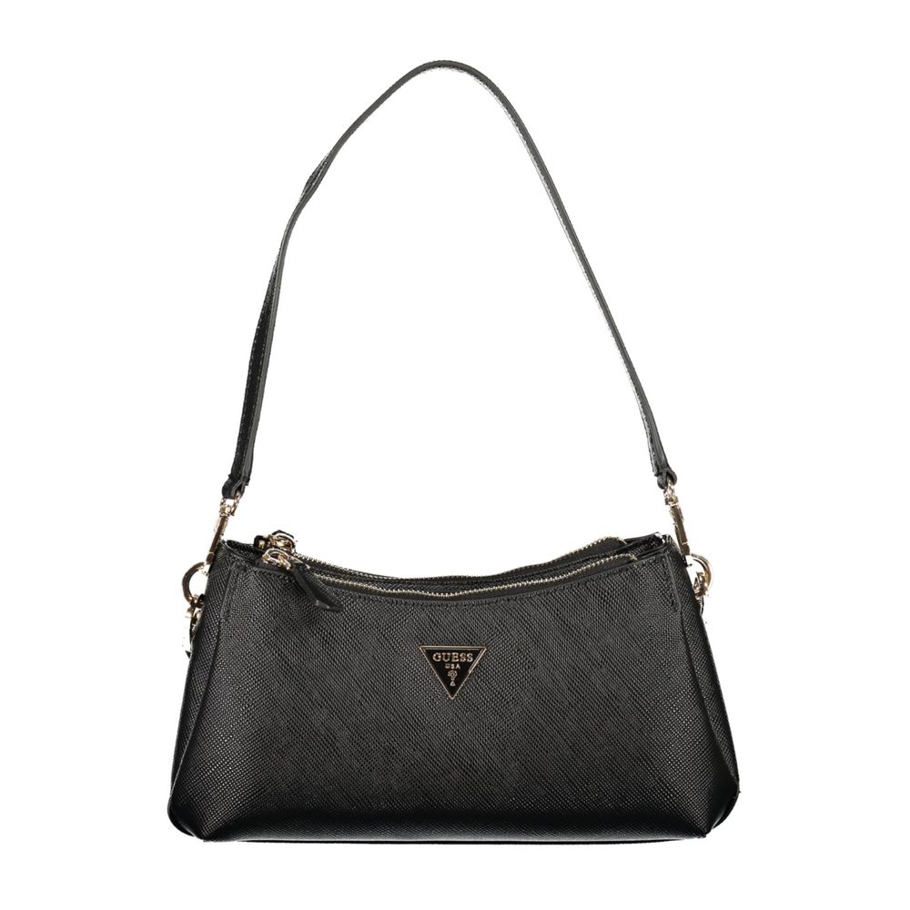 Guess Jeans Black Polyethylene Handbag - Noelle II Mini Bag