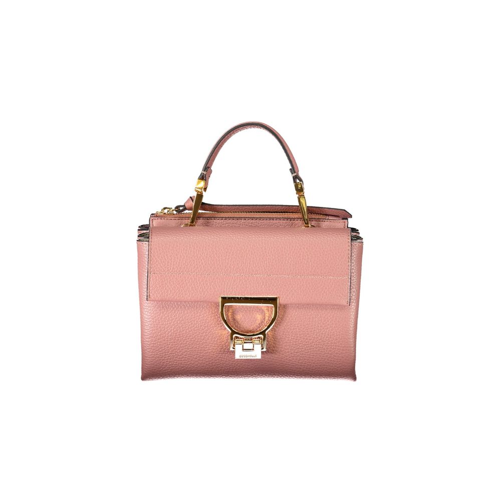 Coccinelle Pink Leather Handbag - Arlettis Bag