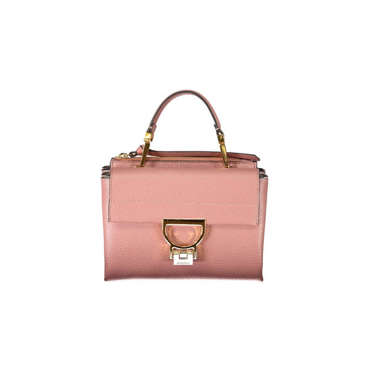 Coccinelle Pink Leather Handbag - Arlettis Bag