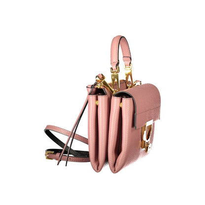 Coccinelle Pink Leather Handbag - Arlettis Bag