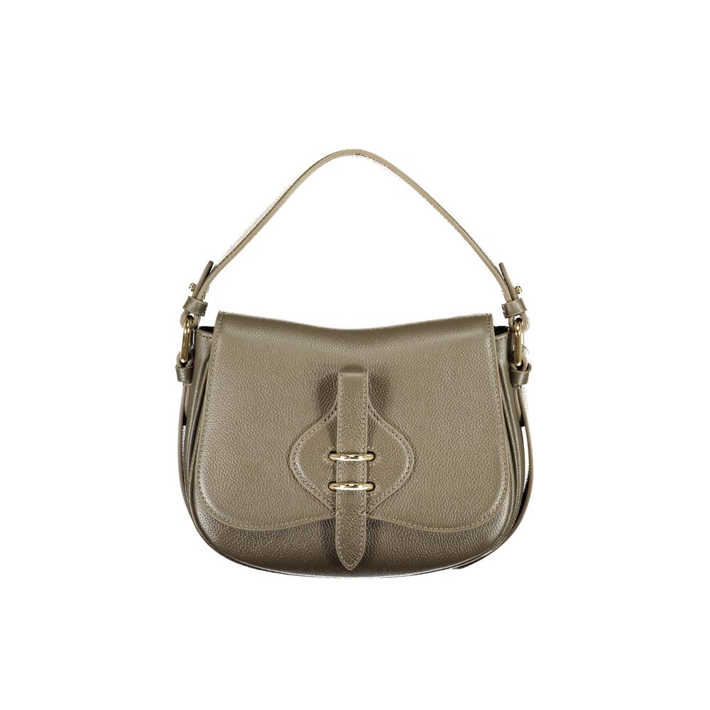 Coccinelle Brown Leather Handbag - MAVERY BAG