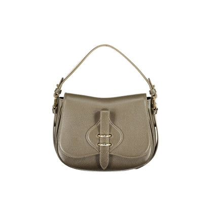 Coccinelle Brown Leather Handbag - MAVERY BAG
