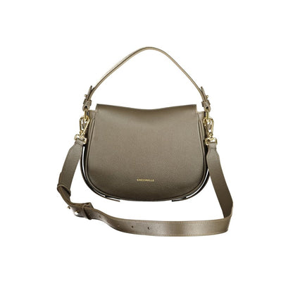 Coccinelle Brown Leather Handbag - MAVERY BAG
